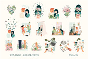 Love story. Vector collection., a Person Illustration by Nadia Grapes (Thumbnail 6 of 10)