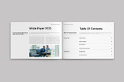 White Paper Template | Landscape, a Brochure Template by ElvinPrint (Thumbnail 2 of 10)