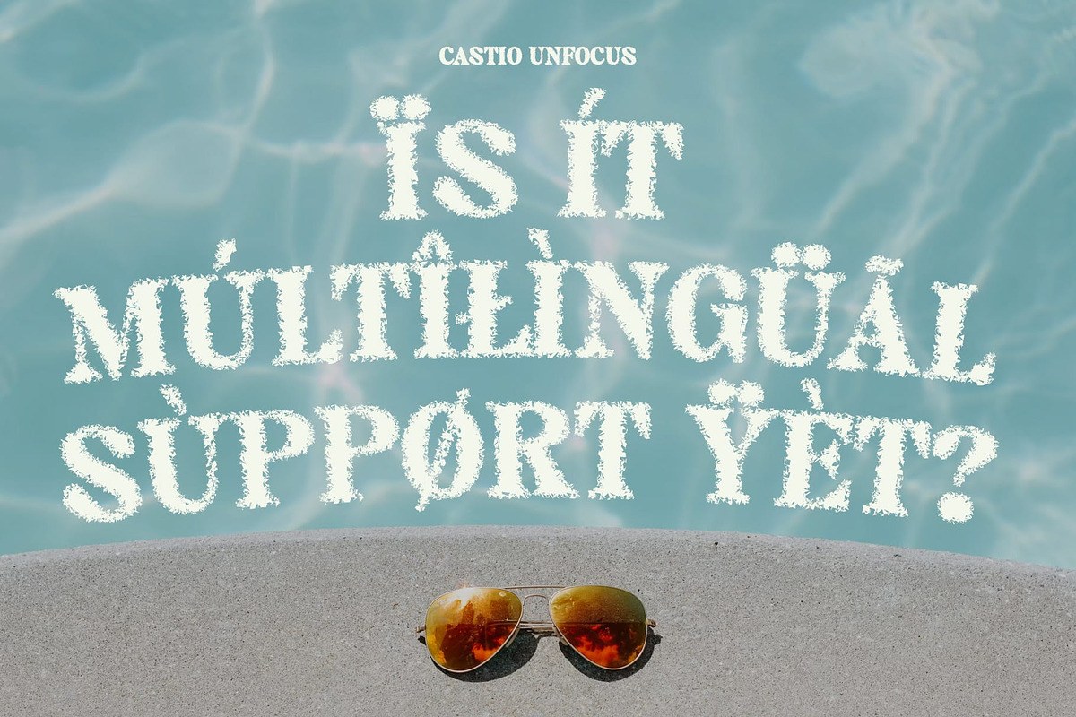 Castio Unfocus, a Serif Font by Craft Supply Co. (Photo 7 of 8)