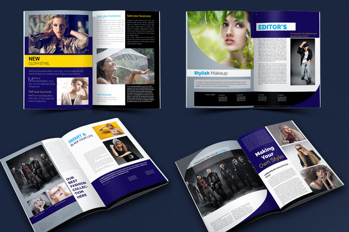 Lookbook / Fashion Magazine, a Magazine Template by artico (Photo 3 of 6)