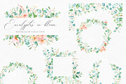 Eucalyptus Bloom Watercolor, a Texture Illustration by Olga Koelsch (Thumbnail 4 of 11)