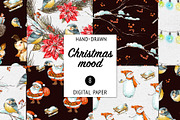 Christmas mood collection, an Animal Illustration by Belusuab (Thumbnail 9 of 13)