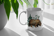 Forest animals.Sublimation printing, an Animal Illustration by ElliaArt (Thumbnail 3 of 9)