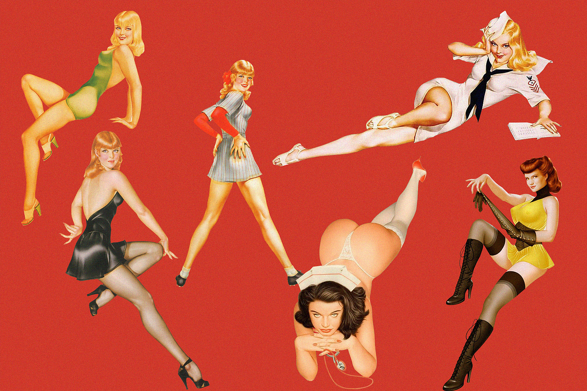 Varga Girls-Vinatge Illustrations, an Illustration by Lilithcollageart (Photo 4 of 8)