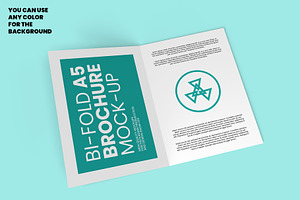 Bi-Fold A5 Brochure Mock-up