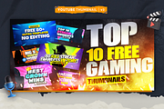 Gaming Youtube Thumbnails Pack 3, a Social Media Template by Lordsse (Thumbnail 1 of 2)