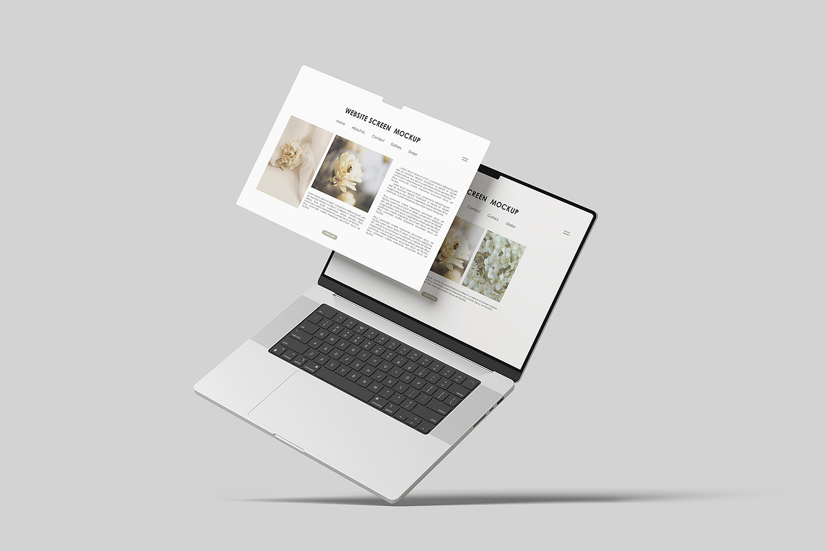 Laptop Screen Mockup, a Mac Mockup by Graphicbars (Photo 2 of 11)