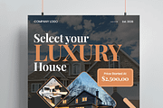 Luxury House Sale Flyer Template, a Flyer Template by MightyDesign (Thumbnail 2 of 8)