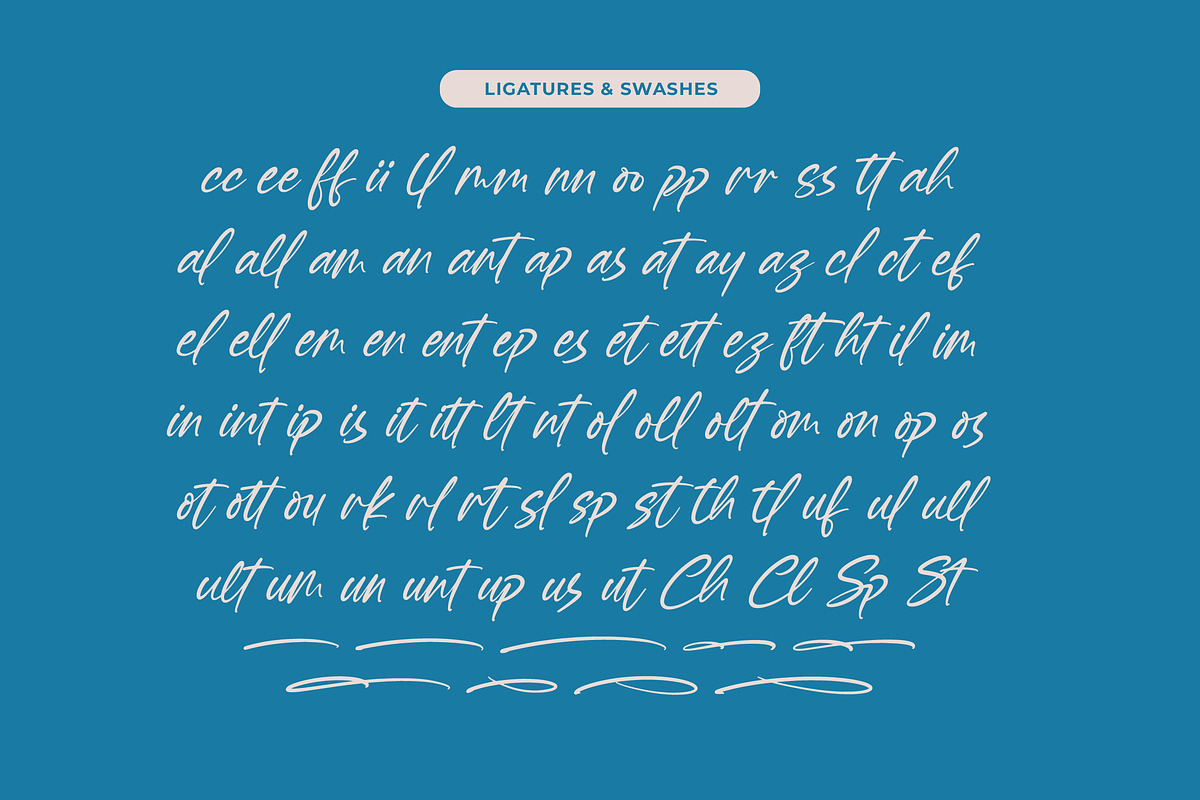 Baterty Spotteam Elegant Brush Font, a Script Font by Letterena Studios Script (Photo 18 of 20)