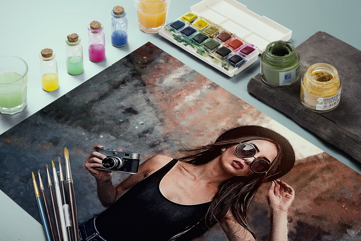 Digital Art 2 - Painting Action, an Action Add-On by Willa (Photo 2 of 12)