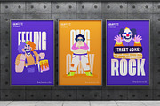 Graffiti Art Stickers Set, an Emoji Icon by Creative Stall (Thumbnail 3 of 8)