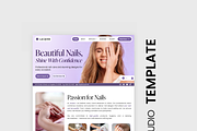 Nail Studio Wix Studio Website, a Wix Template by Kitteeh (Thumbnail 7 of 11)