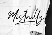 Mistrully Brush Business Font, a Script Font by Creatype Studio (Thumbnail 1 of 5)