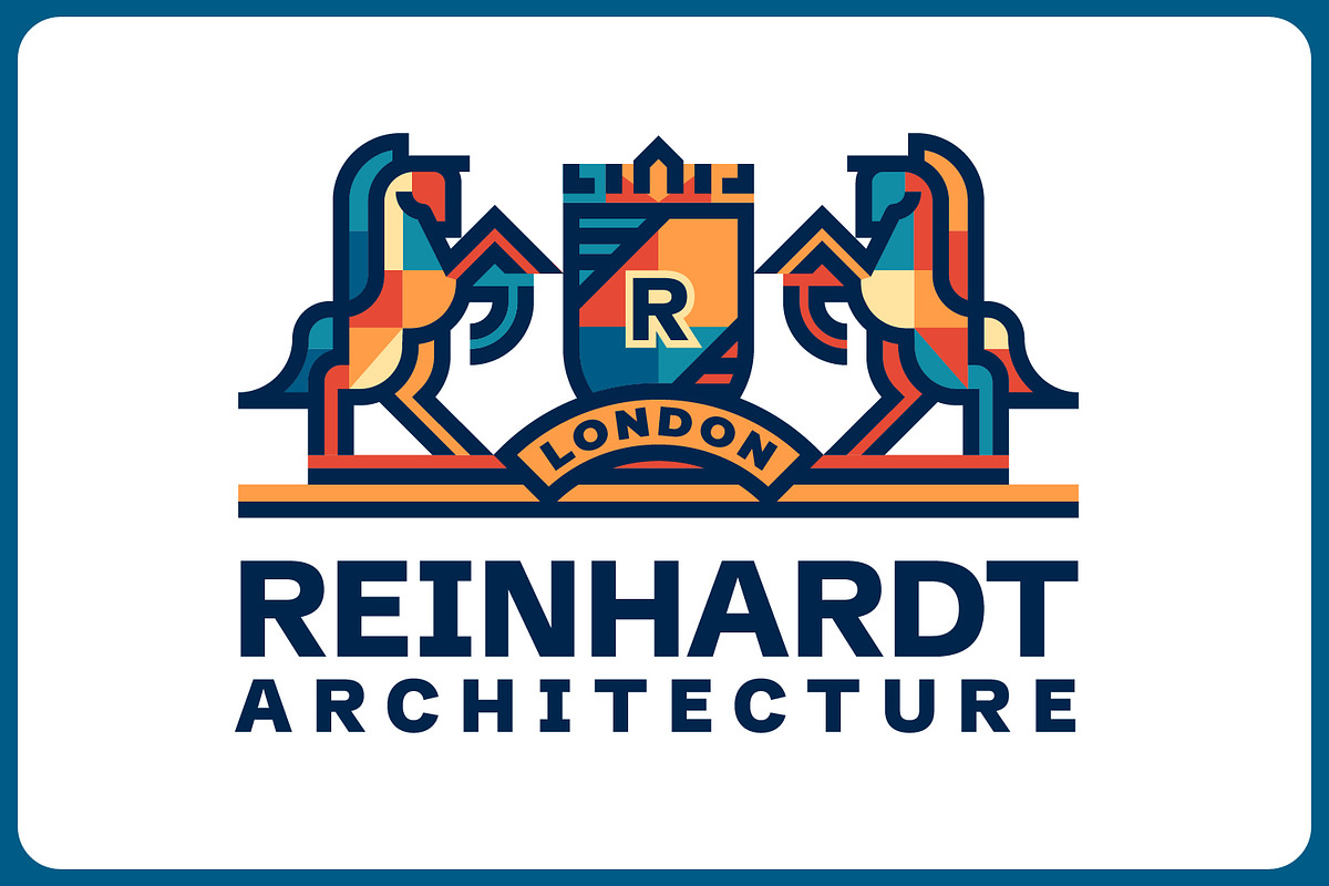 Modern Heraldic Horse Logo, a Branding & Logo Template by Suhandi (Photo 2 of 4)