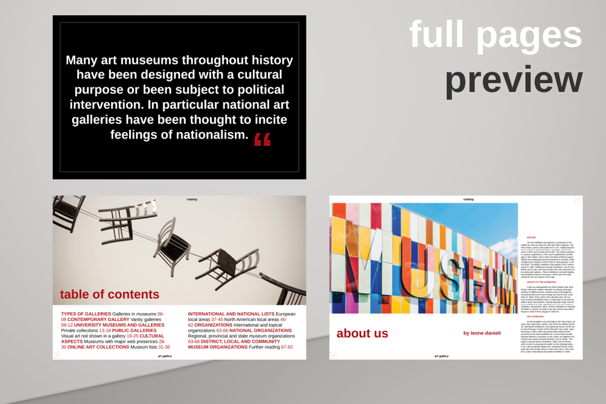 Art Gallery Package, a Brochure Template by Boris Cupac (Photo 20 of 26)
