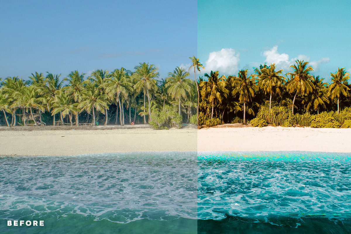 Tropical LUTs for Color Grading, an Action Add-On by Presetsh.com (Photo 2 of 8)