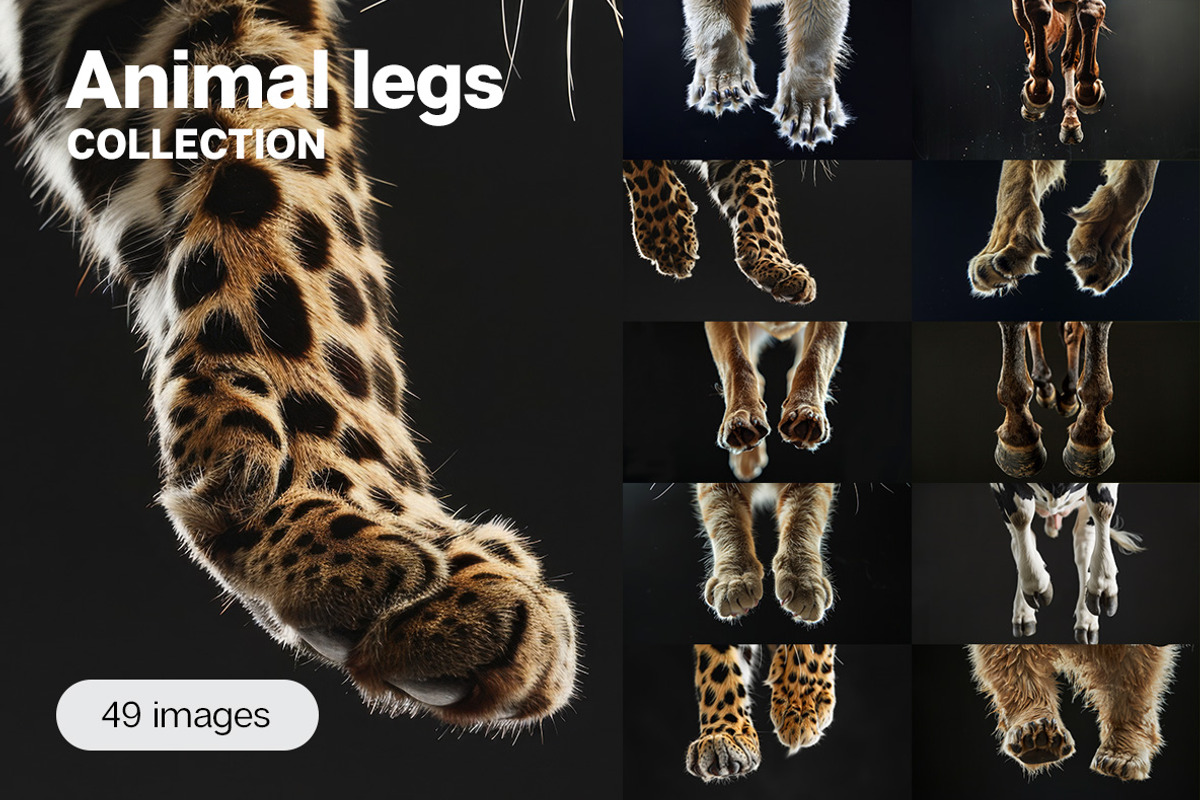 Animal Legs - 49 images, an Animal Photo by Handmadefont (Photo 1 of 13)