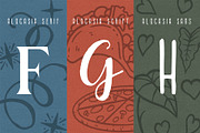 Alocasia-Trio Font Combination, a Script Font by Burntilldead (Thumbnail 5 of 17)