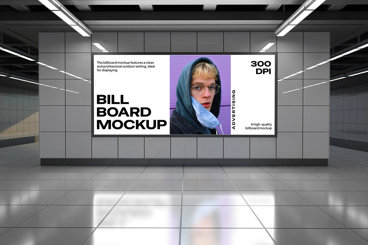 Billboard Mockup, an Advertising Mockup by Permadi Creative
