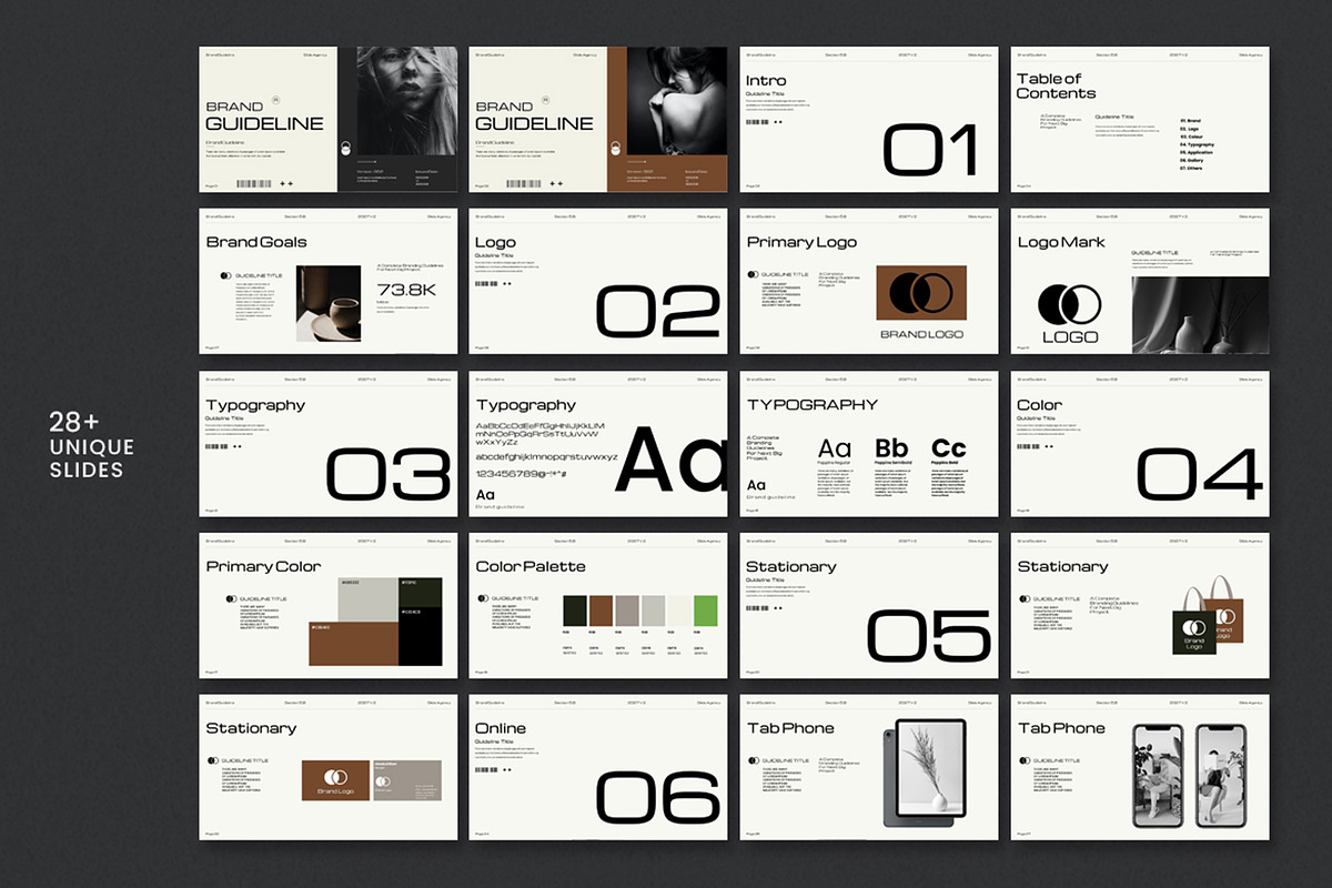 Brand Guidelines Presentation Templa, a Presentation Template by Slide-Agency (Photo 10 of 11)