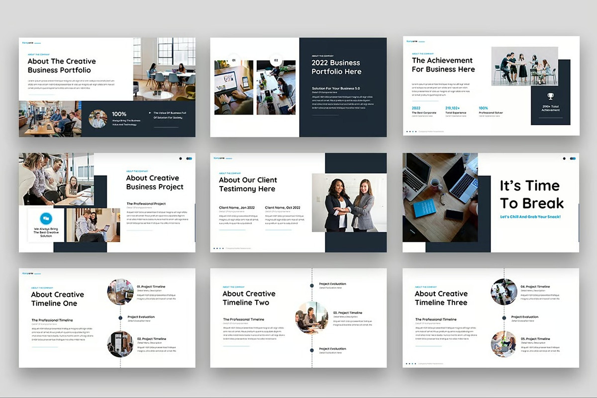 Kompanie - Company Profile GSlides, a Presentation Template by Fit-tee (Photo 4 of 6)