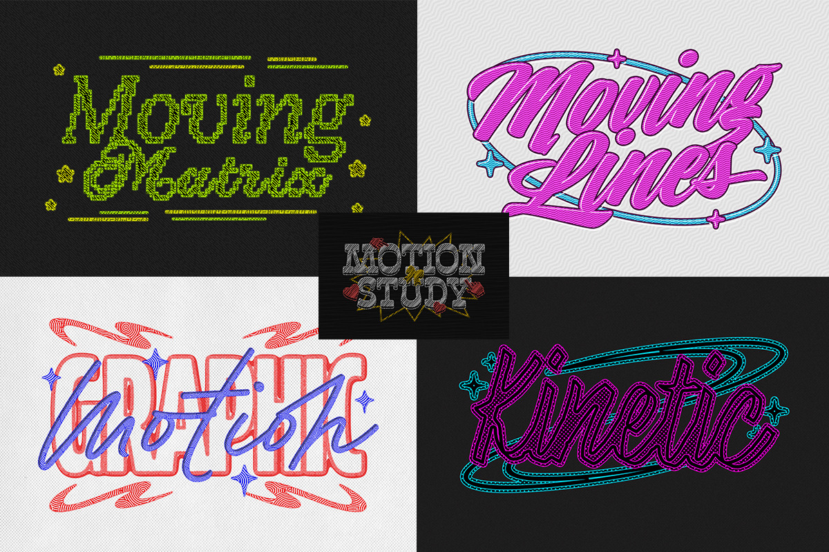 Retro Psychedelic Text Effects, a Layer Style Add-On by Matsero (Photo 3 of 4)