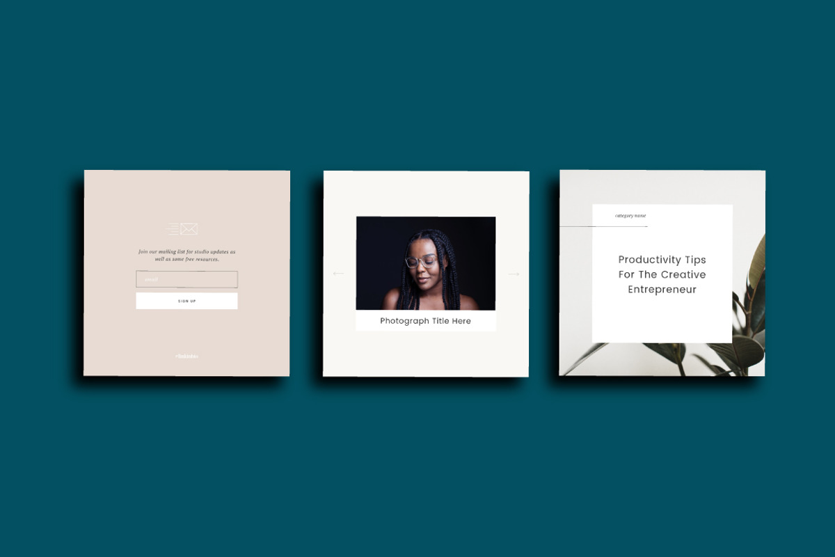 Aubrey - Instagram Collection, a Social Media Template by SubtleSupply (Photo 6 of 7)