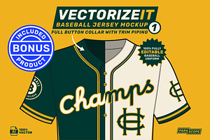 Champion Monograms Font: Baseball 1