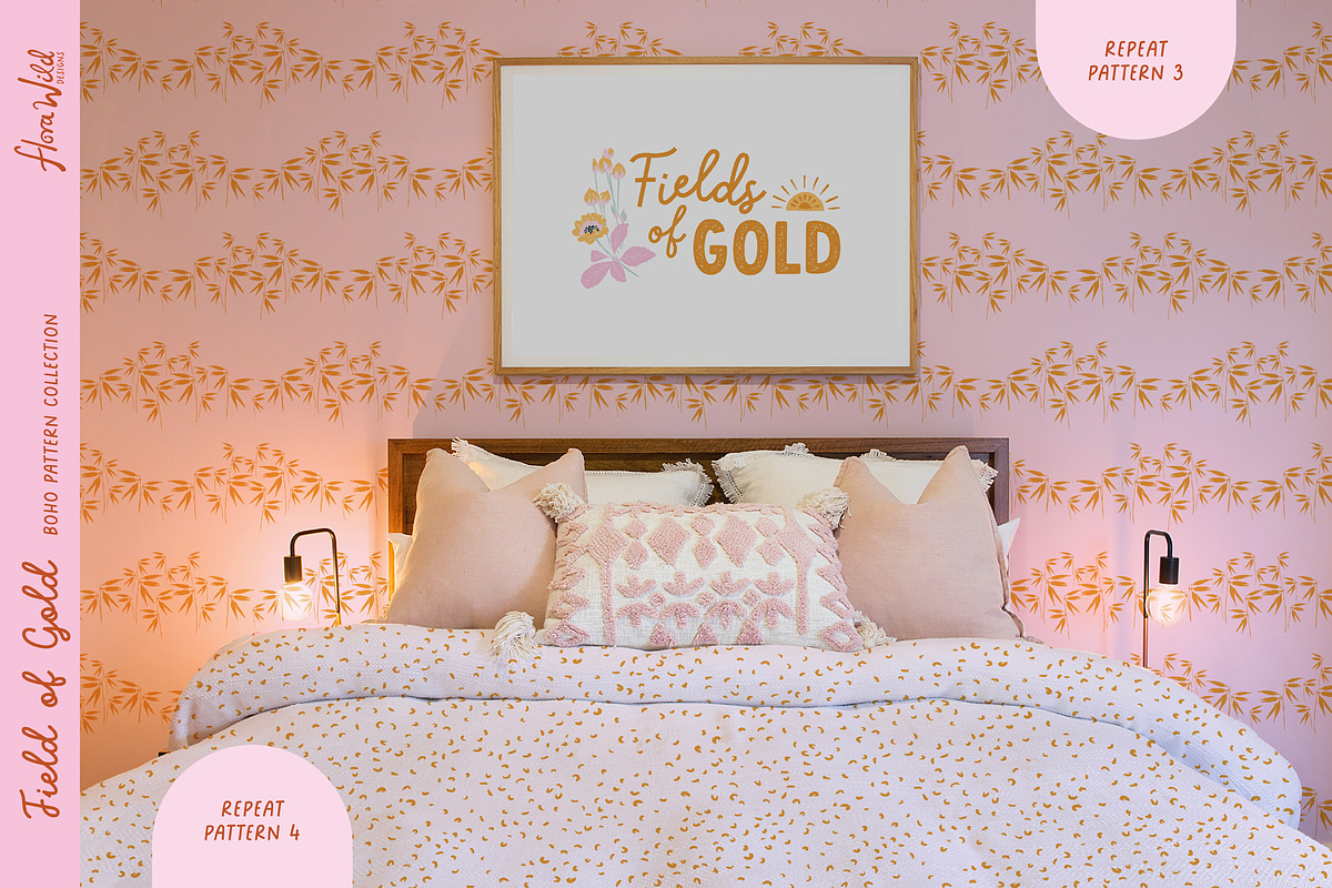 Summer Boho Pattern Collection, a Pattern Graphic by Flora Wild Designs (Photo 3 of 6)