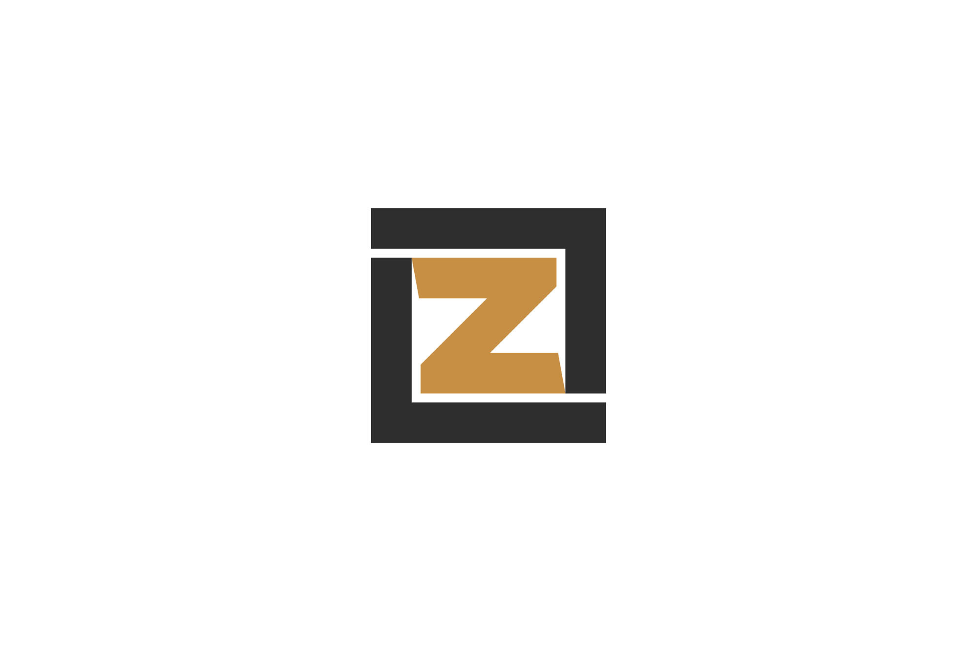 Alphabet letters logo LZ, ZL, a Branding & Logo Template by mrshamsjaman