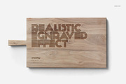 Engraved Wooden Board 4 Mockup, a Product Mockup by Creatsy (Thumbnail 4 of 10)