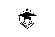 Book and Graduation Cap Logo, a Branding & Logo Template by Advateik ™ (Thumbnail 3 of 4)