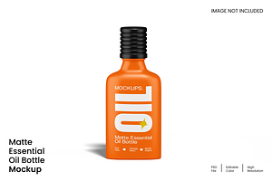 Oil Bottle Mockup, a Packaging Mockup by Unerispace