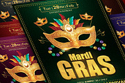 Mardi Gras Flyer Template, a Flyer Template by Briell Design (Thumbnail 3 of 3)