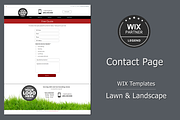WIX Site Template – Lawn & Landscape