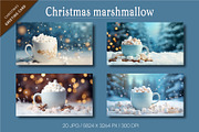 Christmas Mug with marshmallow., a Decorative Illustration by KENO Mascots (Thumbnail 4 of 6)