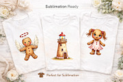 UglyCute Gingerbread Clipart Bundle, an Illustration by Artnoy (Thumbnail 5 of 8)