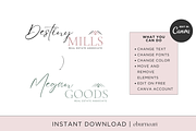 Real Estate Logo Template Kit Canva, a Branding & Logo Template by Studio Eburnean (Thumbnail 3 of 4)