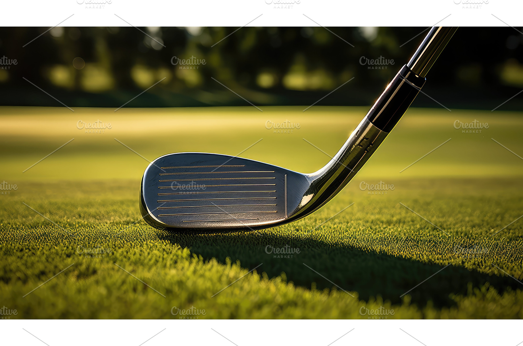wedge golf club iron ai generated, an Industrial Photo by pikepicture