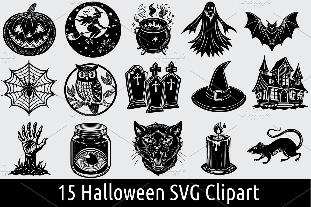 Clipart Bundle, Big SVG Collection, an Object Graphic by Palleon (Photo 8 of 10)