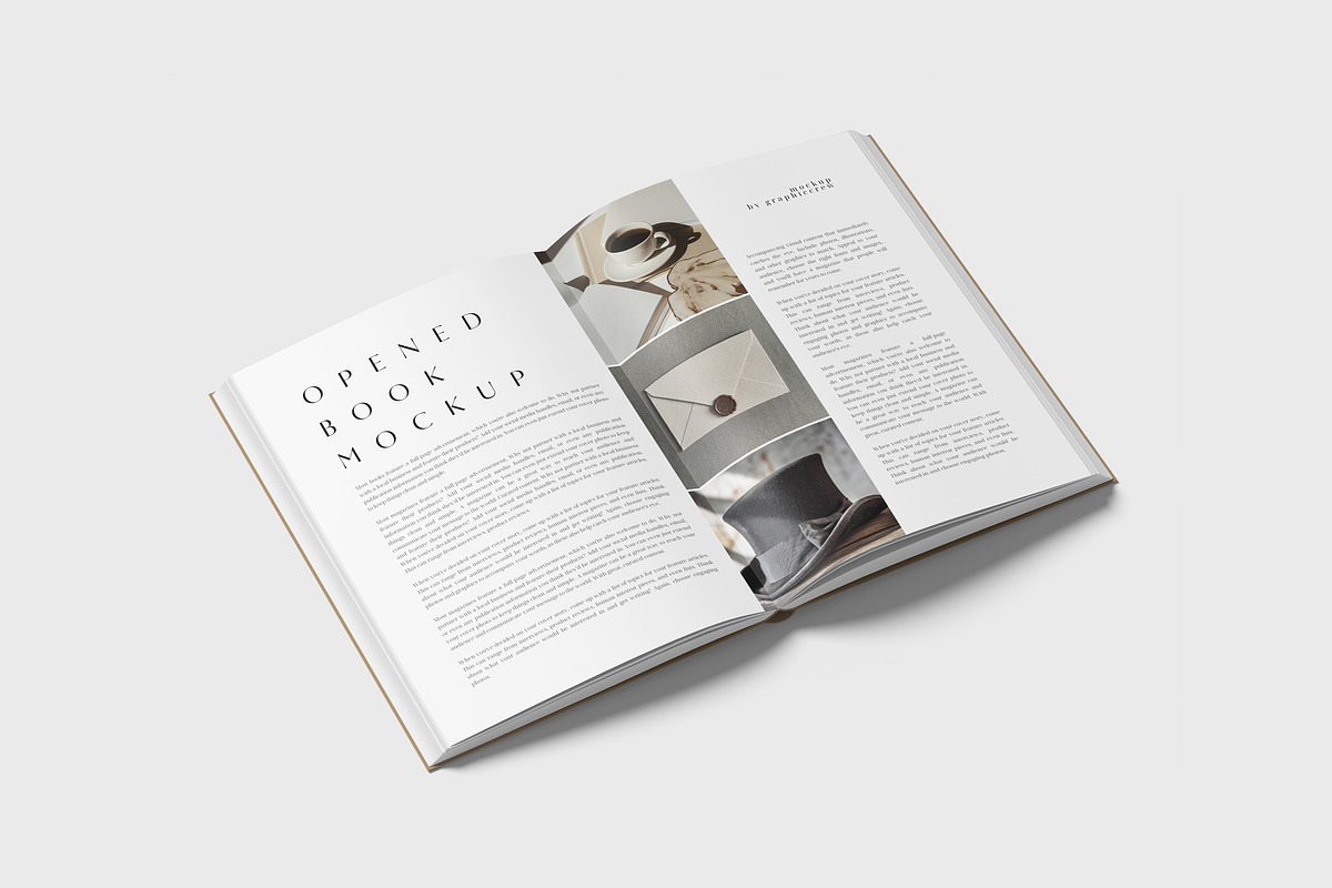 Realistic Book Mockup, a Books & Magazine Mockup by graphiccrew (Photo 4 of 9)
