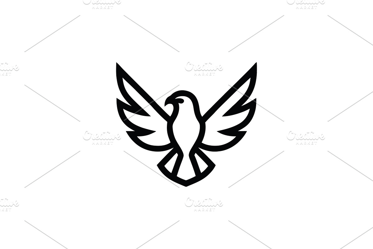 Eagle Logo Spreading Wings, a Branding & Logo Template by Vectorium Studio (Photo 2 of 2)