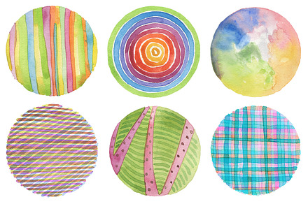 Watercolor circle paint background stock photo containing abstract and, an Abstract Photo by Liliia Rudchenko