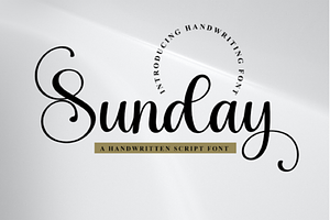 Sunday Font