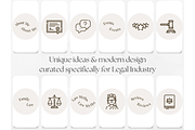 80 Lawyer Story Highlight Covers, a Social Media Template by PatternLab. (Thumbnail 4 of 9)