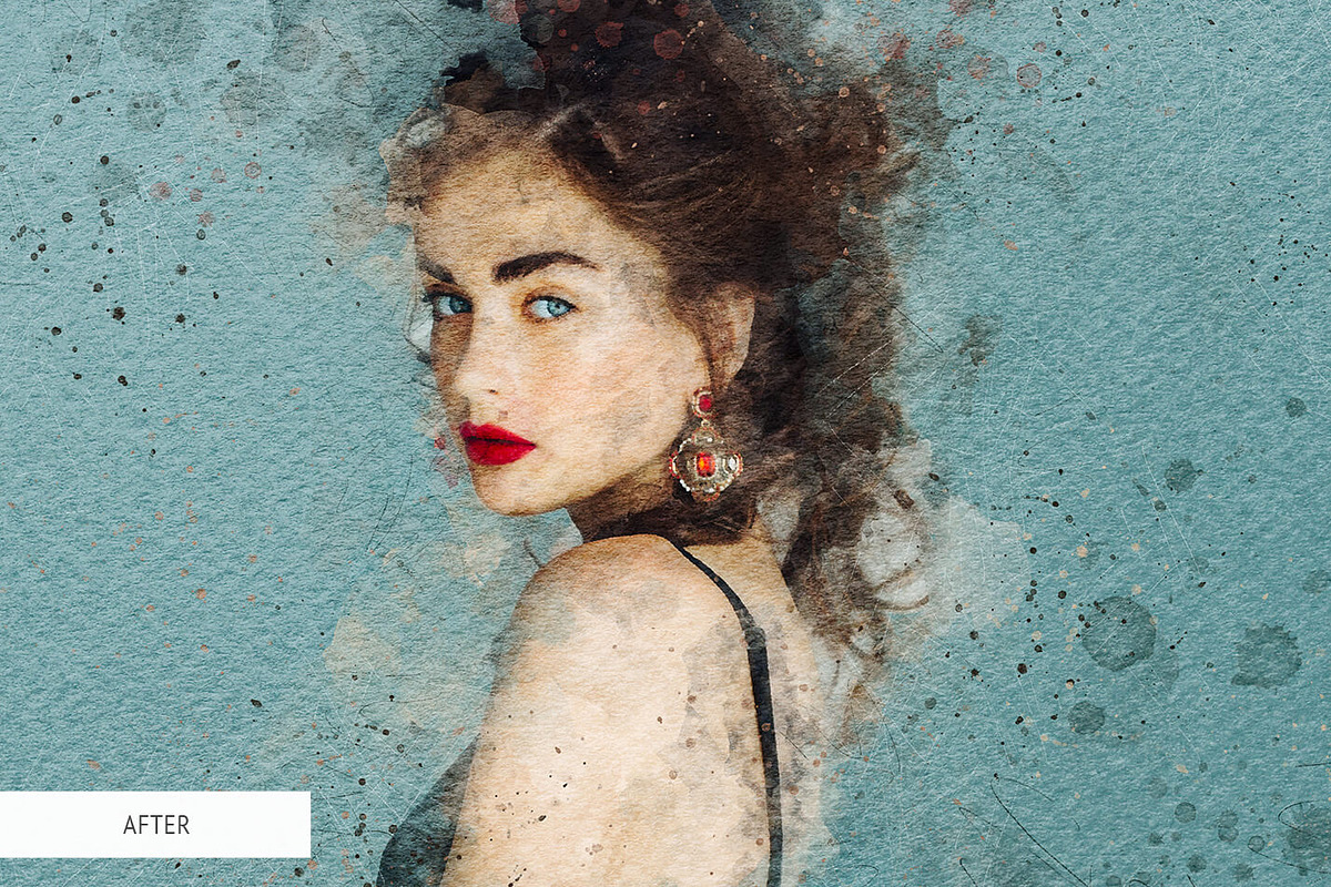 Photoshop Actions - Watercolor Paint, an Action Add-On by FixThePhoto (Photo 26 of 32)