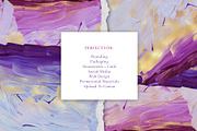 Purple & Gold Acrylic Textures, a Texture Graphic by Suna Kosem (Thumbnail 6 of 10)