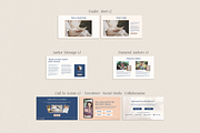 Author Website Canva Template, a Landing Page Template by Creatif Foundry (Thumbnail 7 of 9)