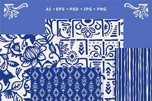 Mediterranean Seamless Patterns