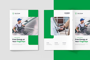 Solar Energy Magazine Canva Template